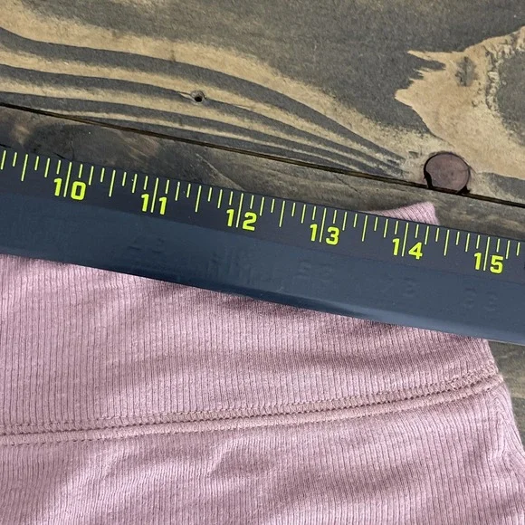 Athleta Well Rested Rib Sleep Shorts Womens Size M Pull On Stretch Mauve Pink - Picture 7 of 10